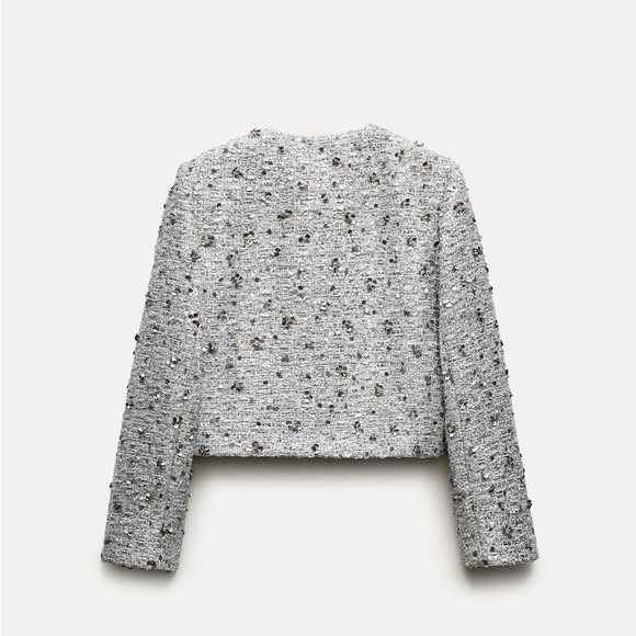 ZARA SEQUIN JACKET ZW COLLECTION - Picture 6 of 8